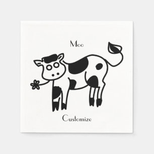 Moo Cow Thunder_Cove Napkin