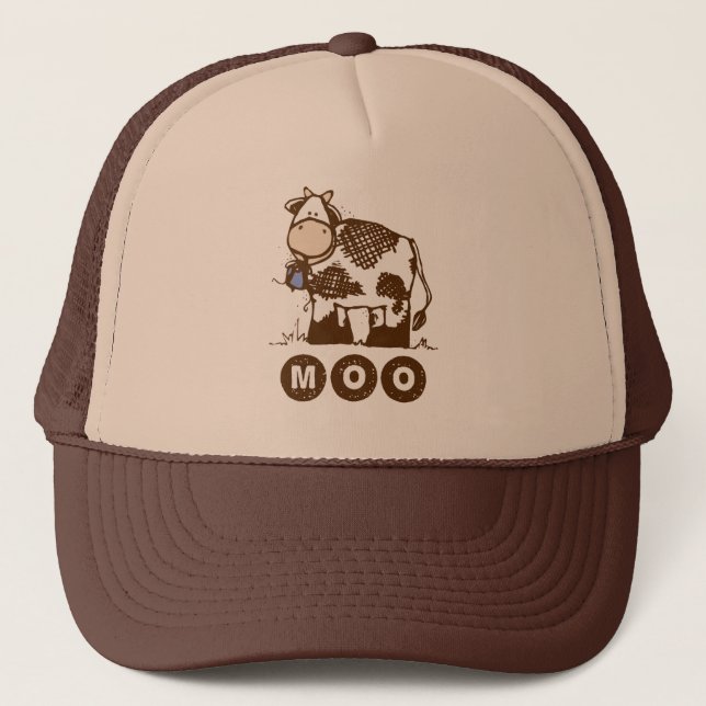Moo Cow Trucker Hat (Front)