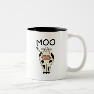Moo Cow Tshirts and Gifts Two-Tone Coffee Mug