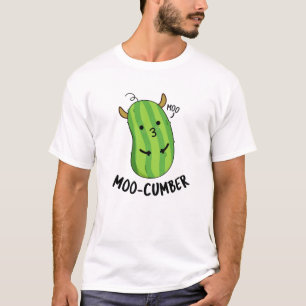 Moo-cumber Funny Veggie Cucumber Pun  T-Shirt