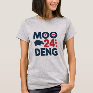 Moo Deng 2024 Moo Deng Moo Deng Cute Baby Hippo T-Shirt