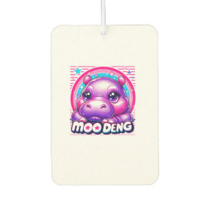 Moo Deng Baby Cute Hippo Girl Baby Pygmy Funny Pin Air Freshener