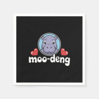 Moo Deng Bouncy Pig in Thai Picture Baby Hippo