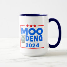 Moo Deng Funny Election 2024 Cute Hippo T-Shirt