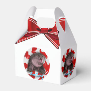 Moo Deng Hippo Favor Box
