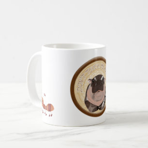 Moo Deng Hippo for Merry Christmas  Coffee Mug