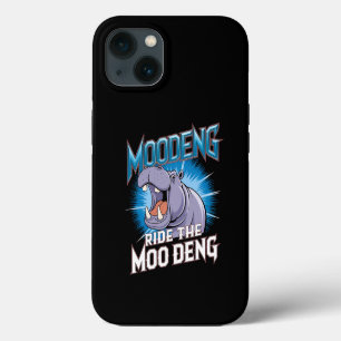 MOO DENG Hippo Ride The MOO DENG iPhone 13 Case