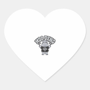 Moo-Deng Hippo The Famous Baby Pygmy Hippo Tank To Heart Sticker