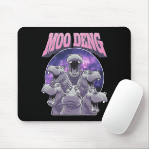 MOO-DENG THE FAMOUS BABY PIGMY HIPPO MOODENG MOUSE PAD