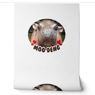 MOO-DENG THE FAMOUS BABY PIGMY HIPPO MOODENG - OFF WALLPAPER