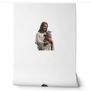 Moo Deng, the Hippo, in Jesus’ Gentle Hold Tank To Wallpaper