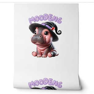 Moo-Deng Witch Halloween Hippo Cute Baby Pygmy Hip Wallpaper