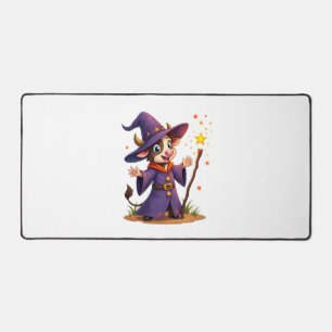Moo-Gician the Cow Sorcerer Desk Mat