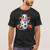 Moo I Mean Boo Funny Cow Lover Halloween Ghost