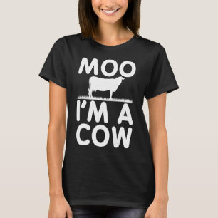 Moo Im A Cow Costume T-Shirt