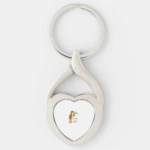 Moo I'm A Goat Giraffe Farm Animal Keychain