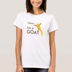 MOO… Im une chèvre… T-shirt de girafe