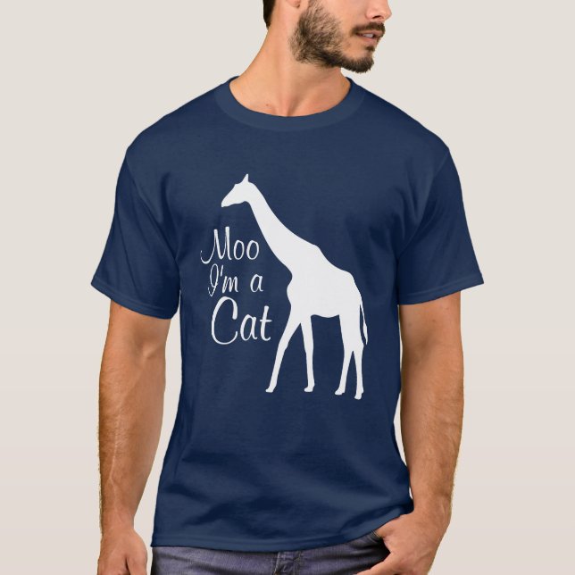 MOO je suis un T-shirt animal graphique drôle de (Devant)