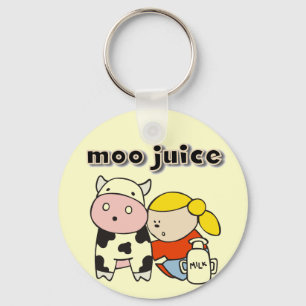 Moo Juice Tshirts and Gifts Keychain