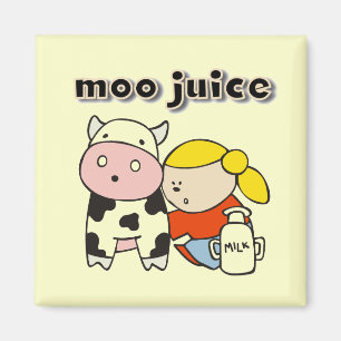 Moo Juice Tshirts and Gifts Magnet