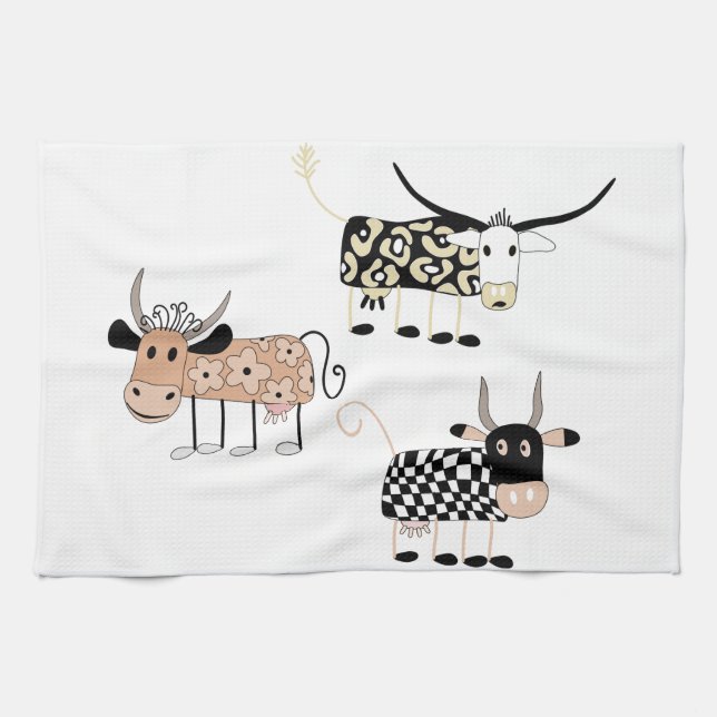 Moo Kitchen Towel (Horizontal)