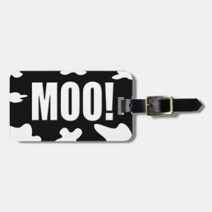 Moo! Luggage Tag