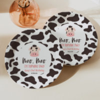Moo Moo I'm Turning Two Cow 2nd Birthday Party