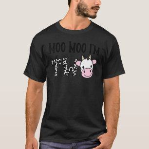 Moo Moo j'ai deux ans T-shirt d'anniversaire garço
