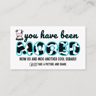 Moo Moo Subaroo Vous Avez Été Mooed Cartes Tags