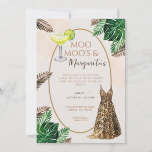 Moo Moo's & Margaritas Party Invitation