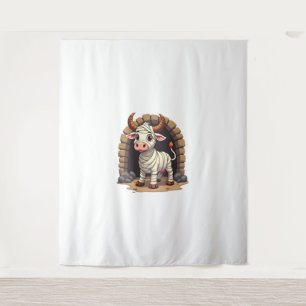 Moo-Mummy Returns Tapestry
