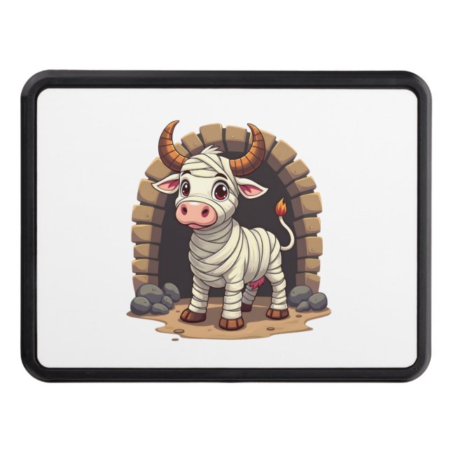 Moo-Mummy Returns Trailer Hitch Cover (Front)