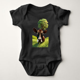 Moo-ning for a Massage Baby Bodysuit