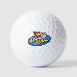 Moo & Oink Golf Balls