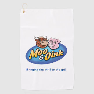 Moo & Oink Golf Towel