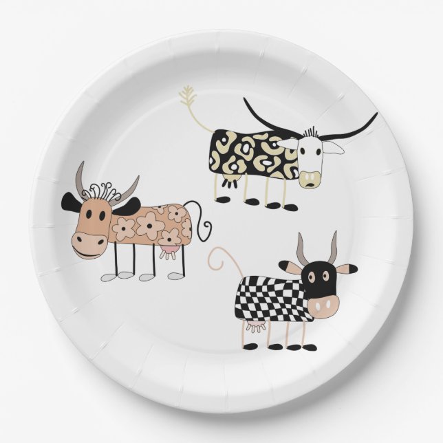 Moo Paper Plate (Front)