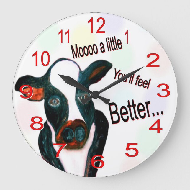 Moo une petite horloge murale (Recto)