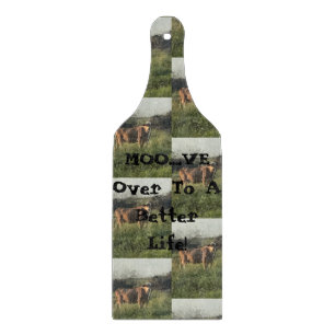 Moo...ve Over! Cutting Board
