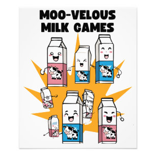 Moo-velous Milk Games Photo Print