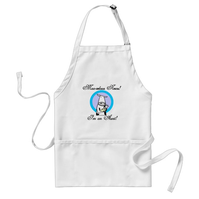 Moo-velous New Aunt Tshirts and Gifts Standard Apron (Front)