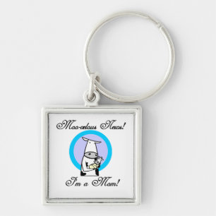 Moo-velous New Mom Gifts Keychain