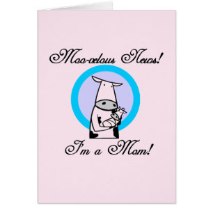 Moo-velous New Mom Tshirts and Gifts