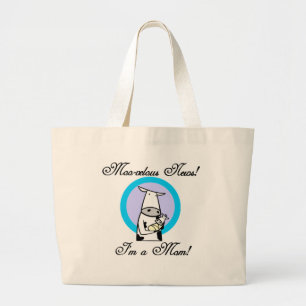 Moo-velous New Mom Tshirts and Gifts Large Tote Bag