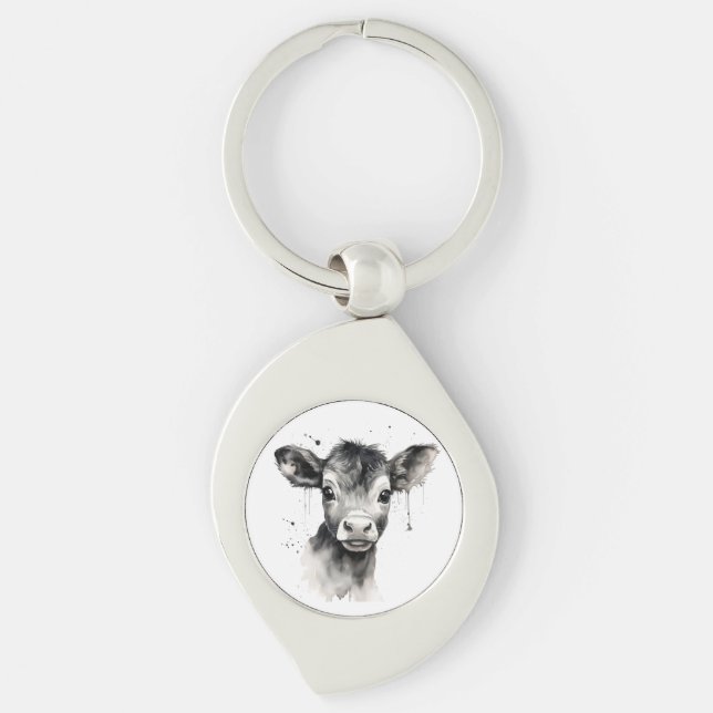 Moo-ving Moments Keychain (Front)