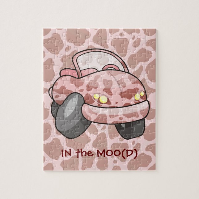 Moo Voiture Jigsaw Puzzle (Vertical)