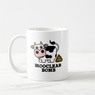 Mooclear Bomb Funny Cow Pun Coffee Mug