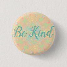Mood Badges- 'Be Kind' Folk-Art/ Mental Health