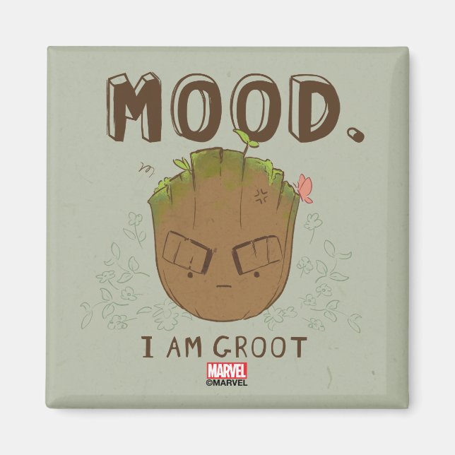Mood. I Am Groot Magnet (Front)