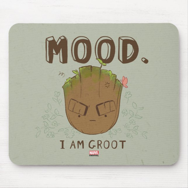 Mood. I Am Groot Mouse Pad (Front)