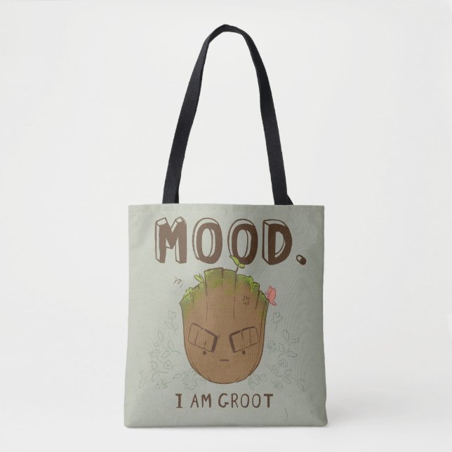 Mood. I Am Groot Tote Bag (Front)